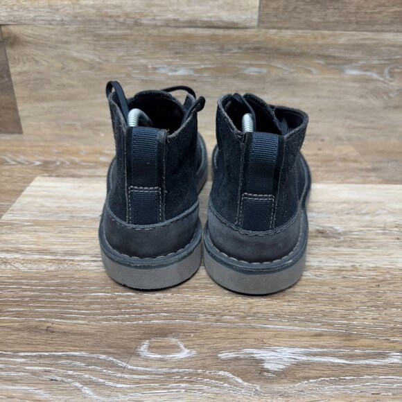 Clarks Capler Black Suede Mid Chukka Boots Men's Size 9 - Picture 3 of 7